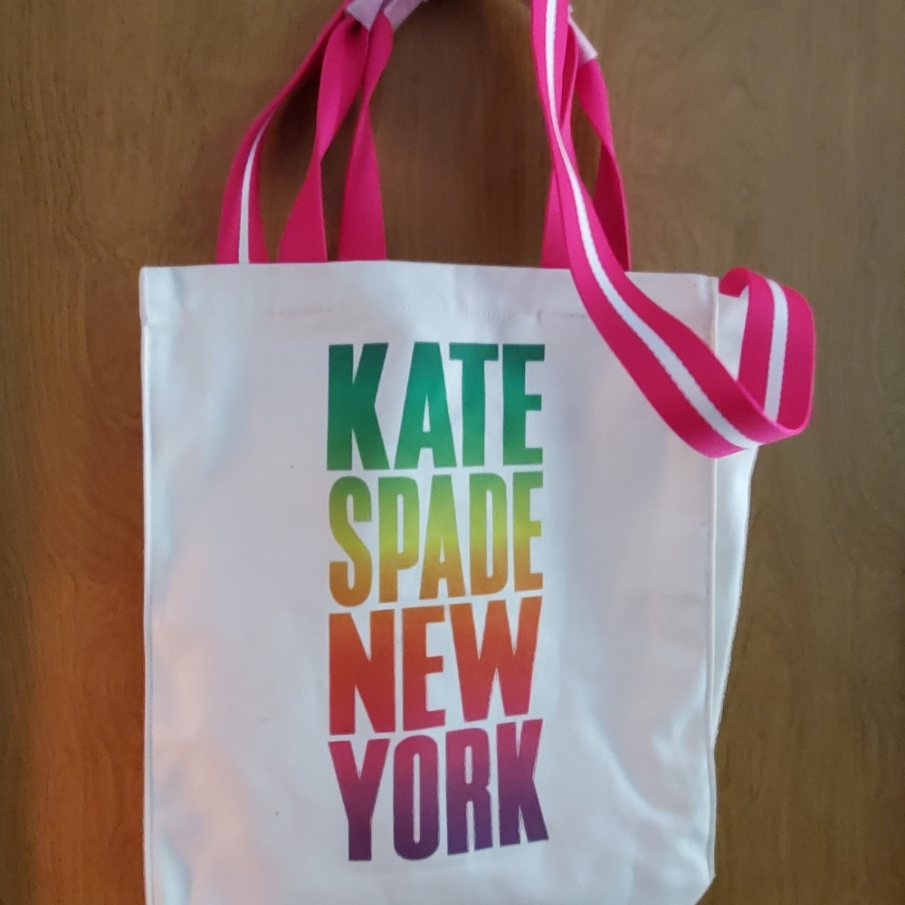 Kate Spade ombre canvas bag.  Bnwt a4